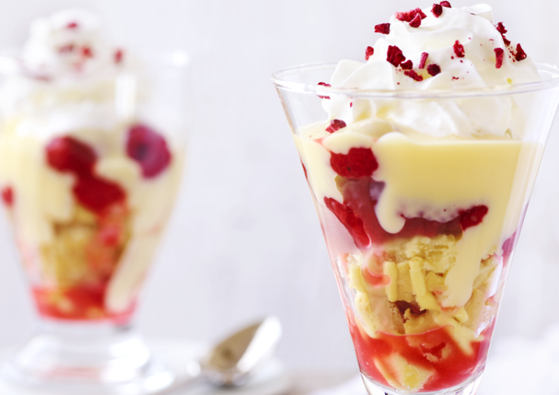 Raspberry & Lemon Trifle Recipe - Easy Desserts - Fibre One